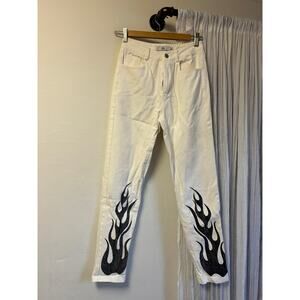 Adika Flame Jeans (White) - Size XS